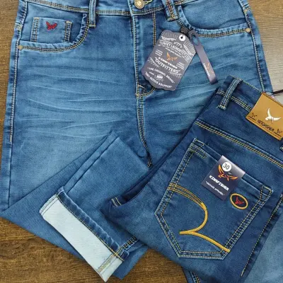 Men's Premium Knit Denim - KINGFISHER