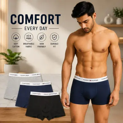 Men's Premium Boxer Brief - (1-box) = 3PCs