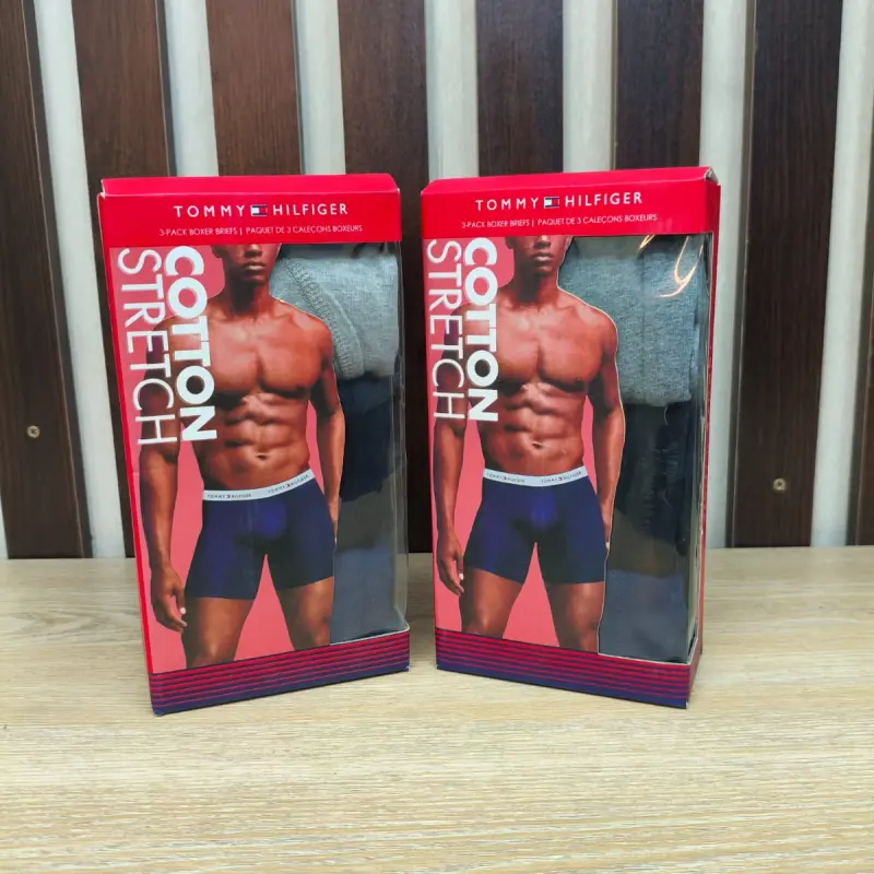 Men's Premium Boxer Brief - (2-box) = 6 pcs